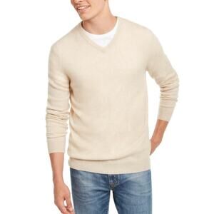NWT Cream Club Room Cashmere Sweater,‎ Size: XXL $149